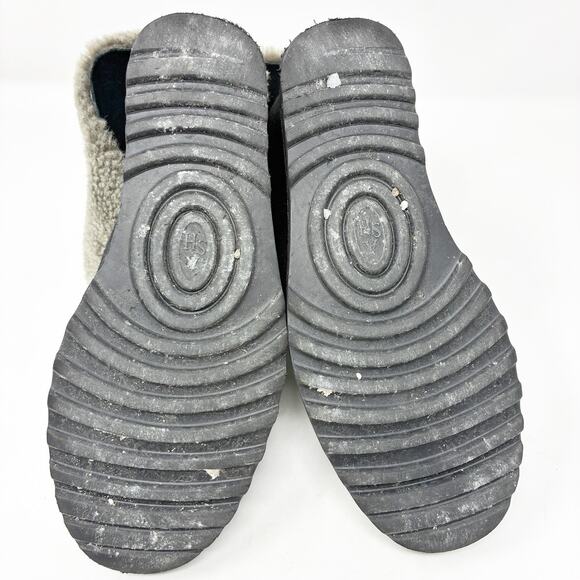 Ash Yorkie Sheep Skin Black Wedge Black Boot 39 (8.5) - Picture 8 of 11